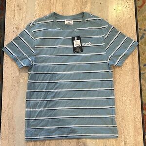 Hurley Men's Striped short sleeve Tee T shirt small NWT‎